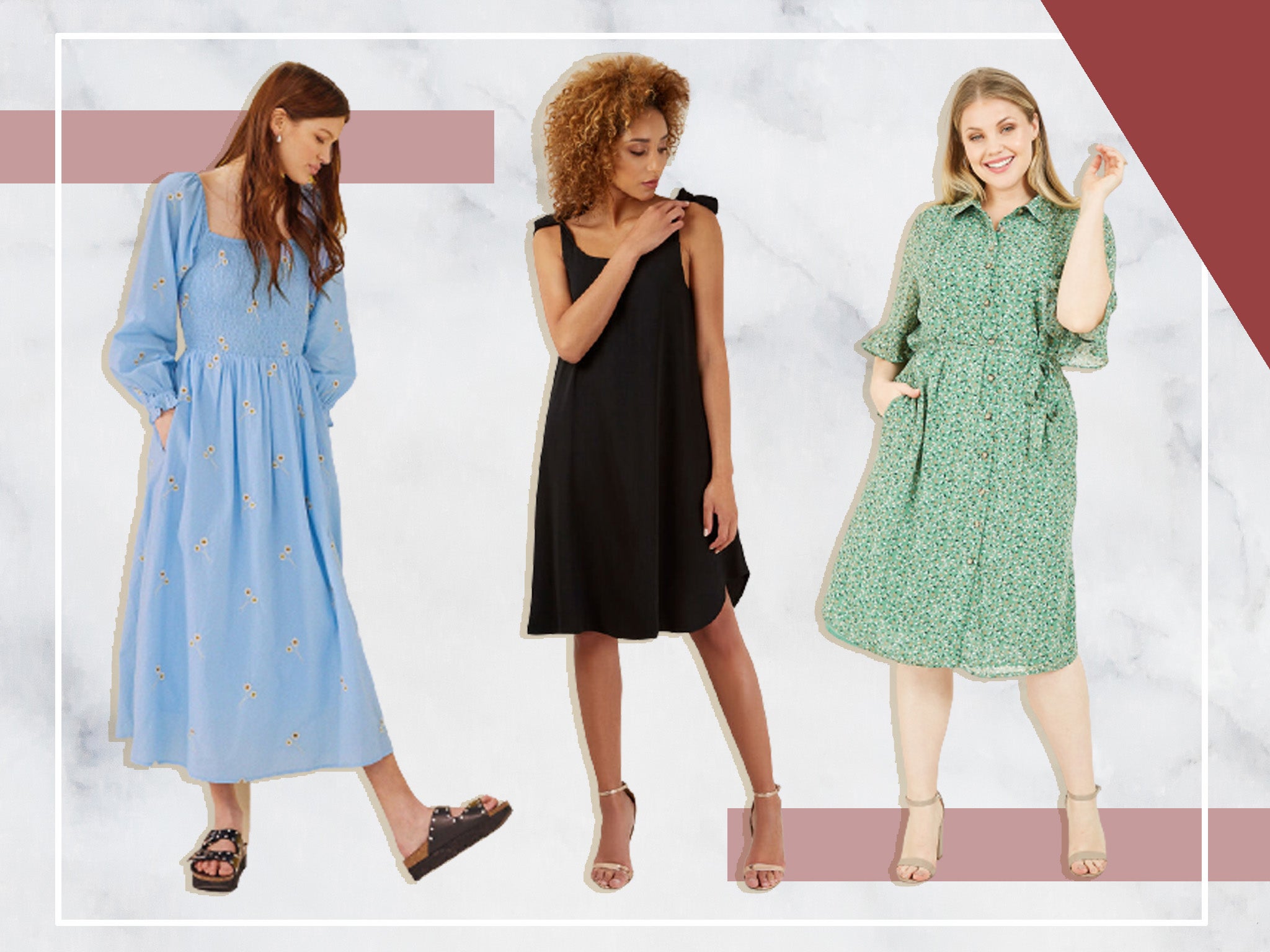 Casual dresses with clearance pockets